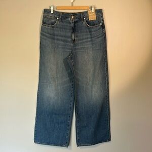 Madewell Superwide Leg Jeans Size 31